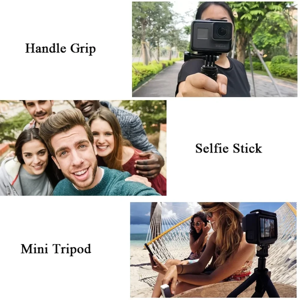 Mini Extendable Tripod Foldabl - Gopro Action Camera Hero 12 Black review and price